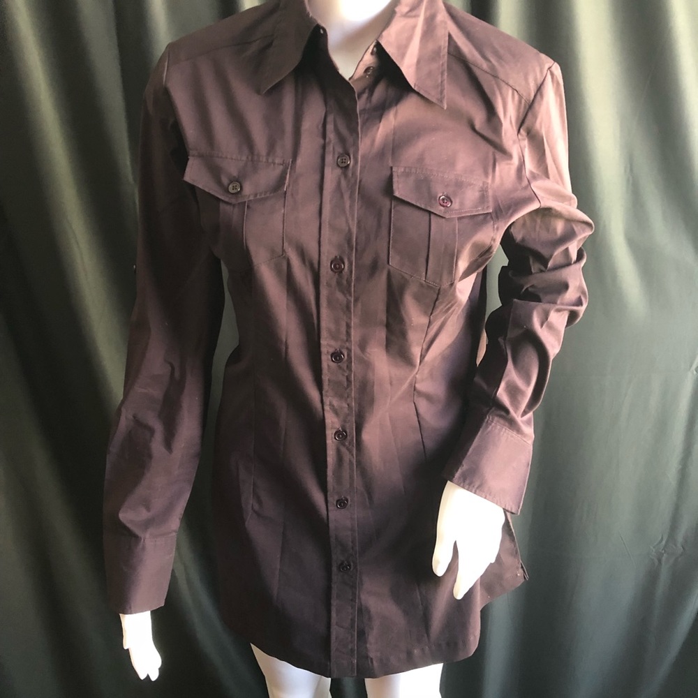 New York & Co button down tunic length small